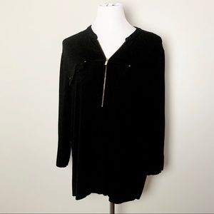 Calvin Klein 1x, black shirt with gold detail